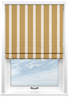 The British Stripe Co. Henry, Chilterns No.2 - Twist&Fit Roman Blind